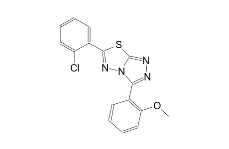 6-(2-chlorophenyl)-3-(2-methoxyphenyl)[1,2,4]triazolo[3,4-b][1,3,4]thiadiazole