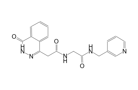 1-phthalazineacetamide, 3,4-dihydro-4-oxo-N-[2-oxo-2-[(3-pyridinylmethyl)amino]ethyl]-