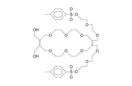 20,21-Bis([2-(2-hydroxy-ethoxy)-ethoxy]-methyl)-hexaoxa-cyclodocosa-9,20-diene-9,10-dimethanol-20,21-bis(4-toluene sulfo