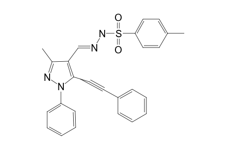4-Methyl-N'-{(1E)-[3-methyl-1-phenyl-5-(phenylethynyl)-1H-pyrazol-4-yl]methylene}benzenesulfonohydrazide