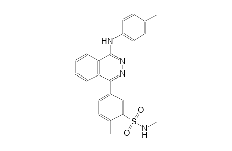 N,2-dimethyl-5-[4-(4-toluidino)-1-phthalazinyl]benzenesulfonamide