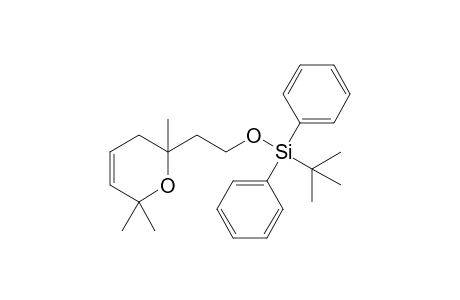 2,2,6-Trimethyl-6-[2-(tert-butyldiphenylsiloxy)ethyl]-5,6-dihydro-2H-pyran