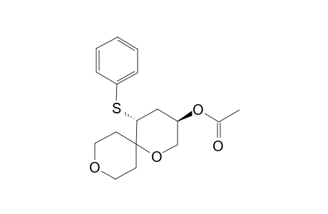 (3R,5R)-3-Acetoxy-5-phenylsulfanyl-1,9-dioxaspiro[5.5]undecane