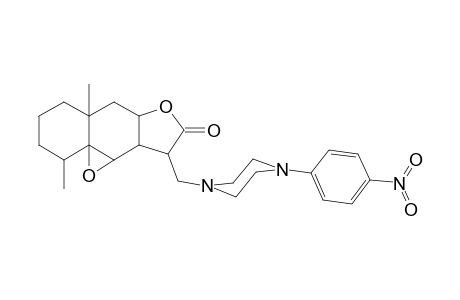2,5a-dimethyl-9-{[4-(4-nitrophenyl)-1-piperazinyl]methyl}octahydro-2H-oxireno[2',3':4,4a]naphtho[2,3-b]furan-8(9H)-one