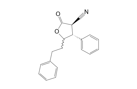 (3R,4R)-2-keto-5-phenethyl-4-phenyl-tetrahydrofuran-3-carbonitrile
