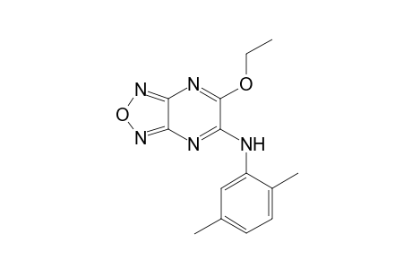 Furazano[3,4-b]pyrazine, 5-ethoxy-6-(2,5-dimethylphenylamino)-