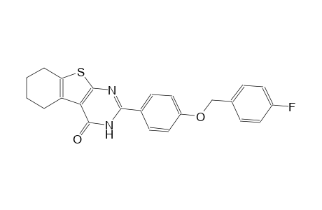 benzo[4,5]thieno[2,3-d]pyrimidin-4(3H)-one, 2-[4-[(4-fluorophenyl)methoxy]phenyl]-5,6,7,8-tetrahydro-
