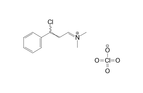 (beta-chlorocinnamylidene)dimethylammonium perchlorate