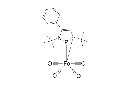 (2.eta.(1)-1,3-Di-tert-butyl-5-phenyl-1H-1,2-azaphosphole)tetracarbonyliron(0)