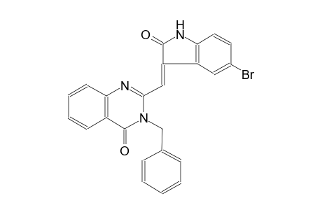 3-benzyl-2-[(5-bromo-2-oxo-1,2-dihydro-3H-indol-3-ylidene)methyl]-4(3H)-quinazolinone