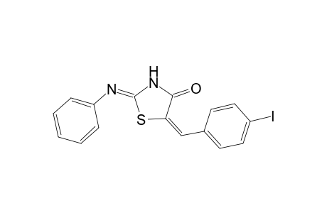 (2Z,5E)-5-(4-Iodobenzylidene)-2-(phenylimino)-1,3-thiazolidin-4-one