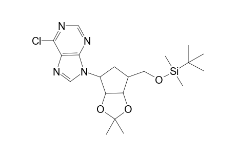 tert-butyl-[[4-(6-chloropurin-9-yl)-2,2-dimethyl-4,5,6,6a-tetrahydro-3aH-cyclopenta[d][1,3]dioxol-6-yl]methoxy]-dimethylsilane