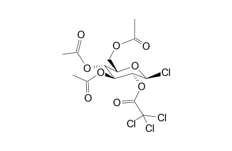 1-Chloro-3,4,6-tri-O-acetyl-2-trichloroacetyl-b-d-glucopyranose