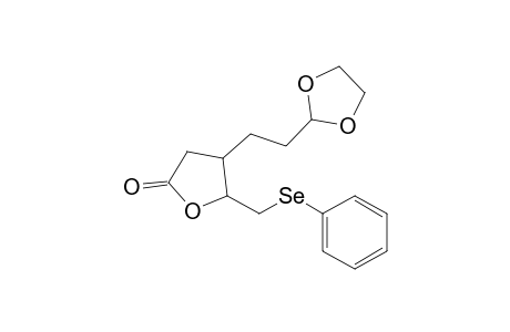 4-[2'-(1'',3''-Dioxolan-2''-yl)ethyl]-5-[(phenylselenyl)methyl]-2(3H)-dihydrofuranone