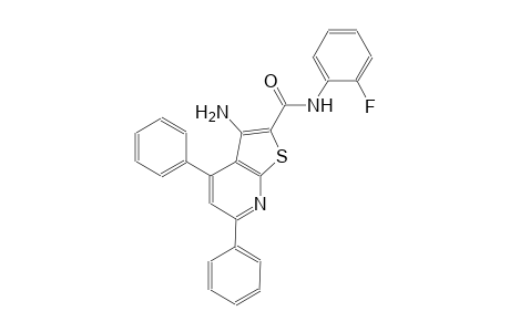 3-amino-N-(2-fluorophenyl)-4,6-diphenylthieno[2,3-b]pyridine-2-carboxamide