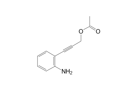 3-(2-aminophenyl)prop-2-yn-1-yl acetate