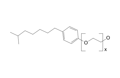 4-Isooctylphenol-(eo)7.8-adduct, washed