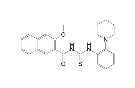 N-(3-methoxy-2-naphthoyl)-N'-[2-(1-piperidinyl)phenyl]thiourea