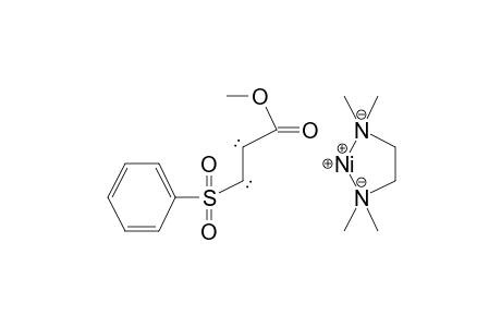 [ethylenebis(dimethylamine)][trans-.beta.-phenylsulfonylmethylacrylate]nickel