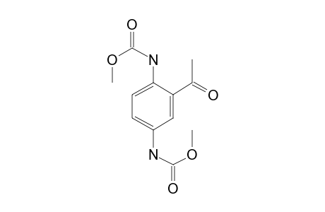 Methyl N-{3-acetyl-4-[(methoxycarbonyl)amino]phenyl}carbamate