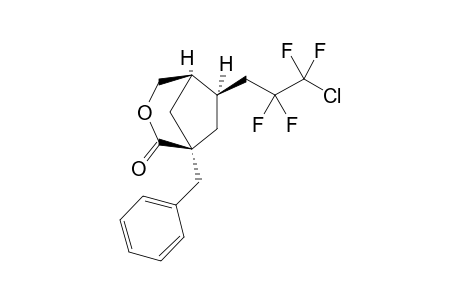 (1R,5R,6R)-1-Benzyl-6-(3-chloro-2,2,3,3-tetrafluoro-propyl)-3-oxa-bicyclo[3.2.1]octan-2-one