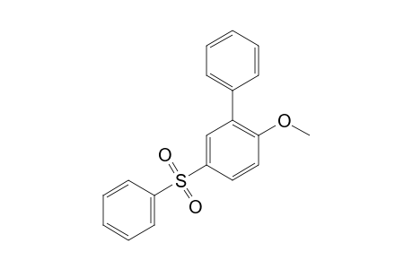 2-phenyl-4-(phenylsulfonyl)anisole