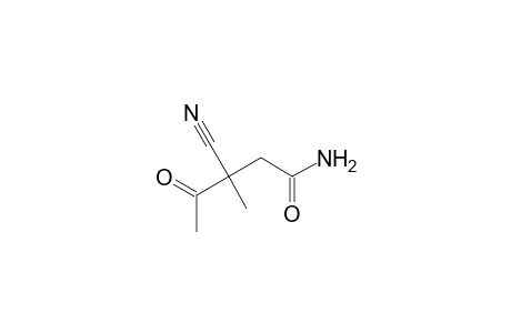 3-Cyano-3-methyl-4-oxopentanamide