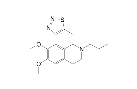 1,2-DIMETHOXY-6-PROPYL-5,6,6A,7-TETRAHYDRO-4H-BENZO-[DE]-[1,2,3]-THIADIAZOLO-[4,5-G]-QUINOLINE