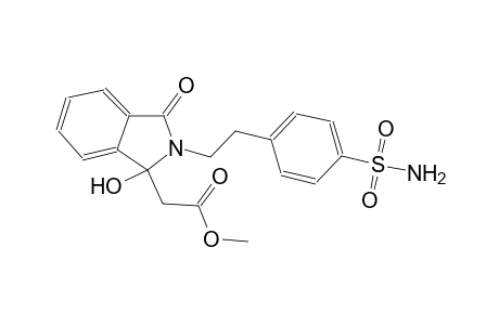 1H-isoindole-1-acetic acid, 2-[2-[4-(aminosulfonyl)phenyl]ethyl]-2,3-dihydro-1-hydroxy-3-oxo-, methyl ester