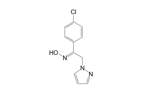 Ethanone, 1-(4-chlorophenyl)-2-(1H-pyrazol-1-yl)-, oxime