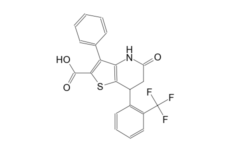 thieno[3,2-b]pyridine-2-carboxylic acid, 4,5,6,7-tetrahydro-5-oxo-3-phenyl-7-[2-(trifluoromethyl)phenyl]-
