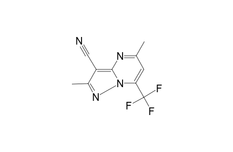 Pyrazolo[1,5-a]pyrimidine-3-carbonitrile, 7-trifluoromethyl-2,5-dimethyl-