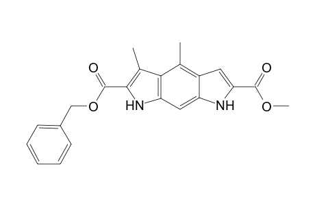 2-O-benzyl 6-O-methyl 3,4-dimethyl-1,7-dihydropyrrolo[3,2-f]indole-2,6-dicarboxylate