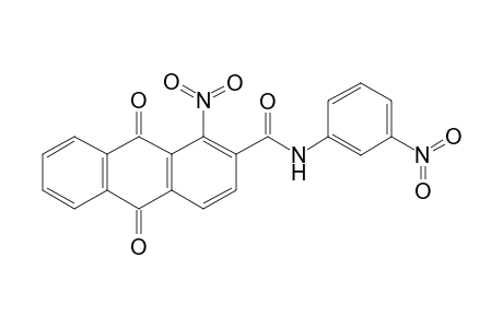 1-Nitro-N-(3-nitrophenyl)-9,10-bis(oxidanylidene)anthracene-2-carboxamide