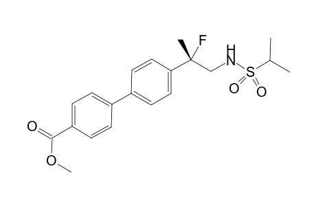 (S)-Methyl 4'-(2-fluoro-1-(1-methylethylsulfonamido)-propan-2-yl)-biphenyl-4-carboxylate