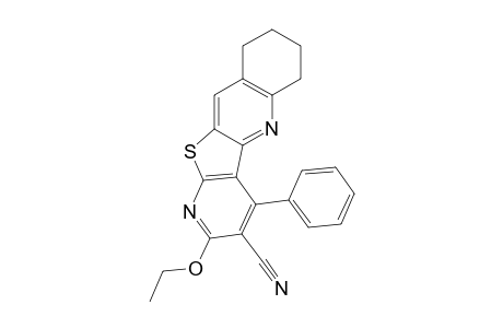 3-CYANO-2-ETHOXY-4-PHENYL-6,7,8,9-TETRAHYDROPYRIDO-[3',2':4,5]-THIENO-[3,2-B]-QUINOLINE