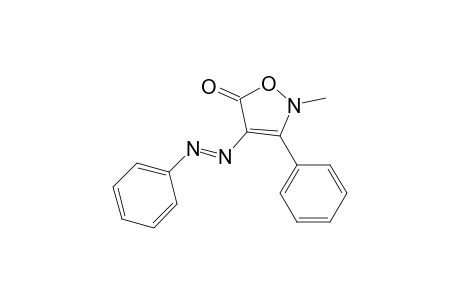3-Isoxazolin-5-one, 2-methyl-3-phenyl-4-(phenylazo)-