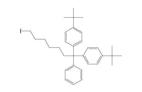 7,7-Bis(p-tert-butylphenyl)-7-phenyl-1-iodoheptane