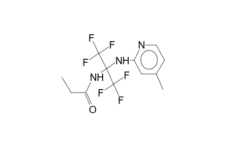 2-propanamido-2-(4-methyl-2-pyridyl)amino-1,1,1,3,3,3-hexafluoropropane