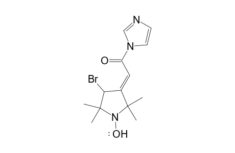 N-(1-Oxyl-4-bromo-2,2,5,5-tetramethylpyrrolidin-3-ylidene)acyl-imidazole