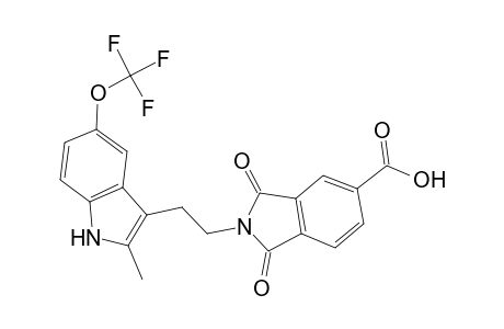 1H-Isoindole-5-carboxylic acid, 2,3-dihydro-2-[2-[2-methyl-5-(trifluoromethoxy)-1H-indol-3-yl]ethyl]-1,3-dioxo-