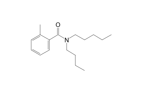 Benzamide, 2-methyl-N-butyl-N-pentyl-