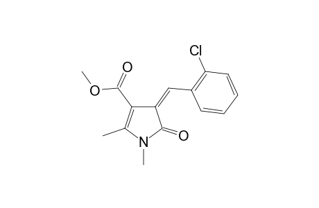 Methyl (4Z)-4-(2-chlorobenzylidene)-1,2-dimethyl-5-oxo-4,5-dihydro-1H-pyrrole-3-carboxylate