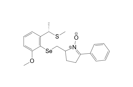 2-[({2-Methoxy-6-[(1S)-1-(methylthio)ethyl]phenyl}seleno)methyl]-5-phenyl-3,4-dihydro-2H-pyrrole 1-oxide