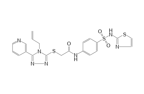 acetamide, 2-[[4-(2-propenyl)-5-(3-pyridinyl)-4H-1,2,4-triazol-3-yl]thio]-N-[4-[(2-thiazolylamino)sulfonyl]phenyl]-