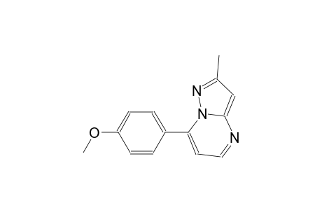 pyrazolo[1,5-a]pyrimidine, 7-(4-methoxyphenyl)-2-methyl-