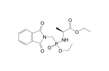 Ethyl 2-([[(1,3-dioxo-1,3-dihydro-2H-isoindol-2-yl)methyl](ethoxy)phosphoryl]amino)propanoate