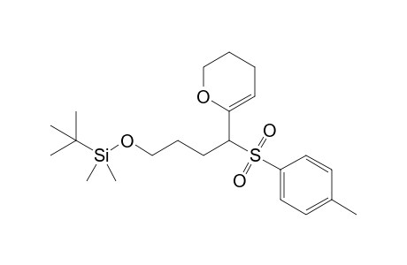 tert-Butyl-[4-(3,4-dihydro-2H-pyran-6-yl)-4-(4-methylphenyl)sulfonyl-butoxy]-dimethyl-silane