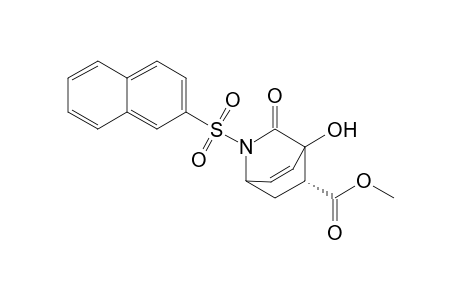 Methyl (5R)-4-hydroxy-2-[(naphthalen-2'-yl)sulfonyl]-3-oxo-2-azabicyclo[2.2.2]oct-7-ene-5-carboxylate