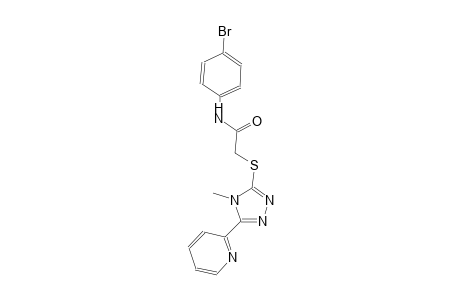 N-(4-bromophenyl)-2-{[4-methyl-5-(2-pyridinyl)-4H-1,2,4-triazol-3-yl]sulfanyl}acetamide